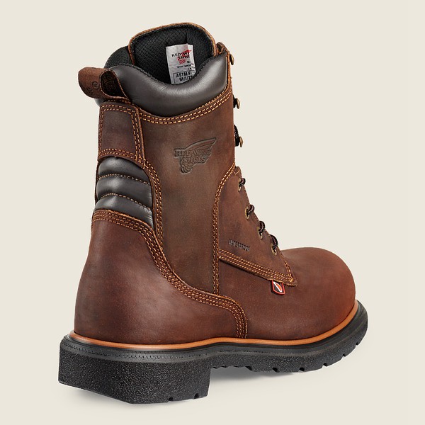 Red Wing Safety Boots Dynaforce® - 8-Inch Waterproof Toe - Brune - Herre 5276-VGULM